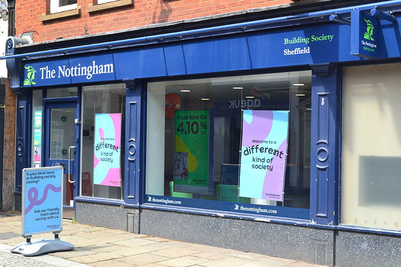 Front of Nottingham Building Society
