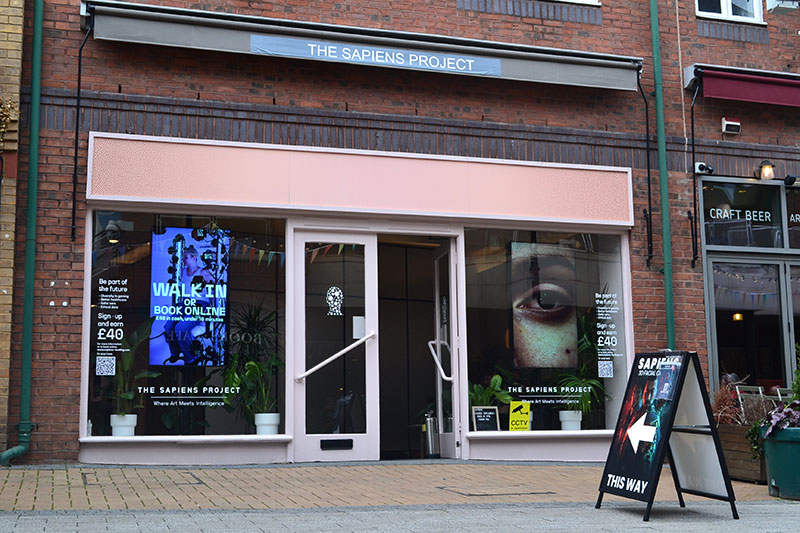 Shop front of The Sapiens Project