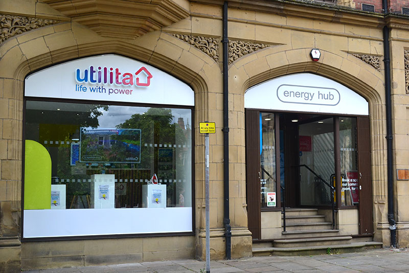 Utilita shop front